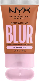 NYX PROFESSIONAL MAKEUP Bare With Me Blur Tint Foundation 14 Medium Tan - Podkład  14 Medium Tan - Podkłady do twarzy - miniaturka - grafika 4