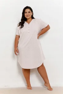 TARO KOSZULA DAMSKA MEG 3367 2XL JASNY RÓŻOWY - Bielizna nocna - miniaturka - grafika 1