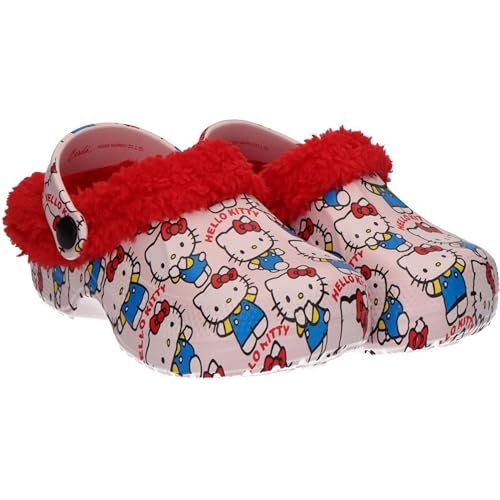 CERDÁ LIFE'S LITTLE MOMENTS Oficjalnie licencjonowane kapcie domowe z frędzlami Hello Kitty wygodne, miękkie i antypoślizgowe kapcie, Hello Kitty, 28/29 EU