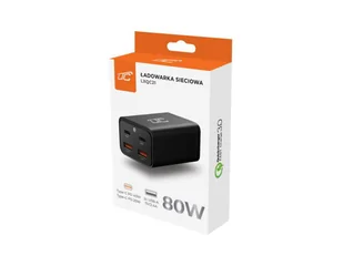 LTC Ładowarka sieciowa MULTI CHARGER QC 3.0 PD20W/PD40W/QC 3.0 2x USB 2,4A 80W czarna - Ładowarki do telefonów - miniaturka - grafika 3