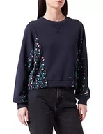 Bluzy damskie - Pepe Jeans Bluza damska Palm, Niebieski (Dulwich), L - miniaturka - grafika 1