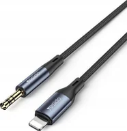 Kable komputerowe i do monitorów - Kabel Yesido yesido Kabel Audio YAU35 Lightning-3.5mm Aux Male, 1m, BLACK / CZARNY - miniaturka - grafika 1