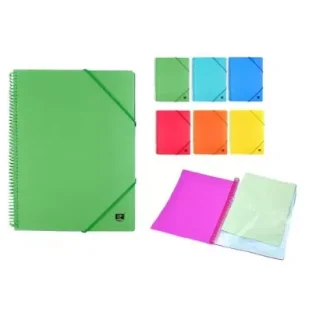 Teczka na spirali A4 z 30 koszulkami z gumką MIX - Koszulki na dokumenty - miniaturka - grafika 1