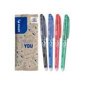 Cienkopisy - Zestaw 4x wymazywalny cienkopis kulkowy PILOT FRIXION Point 0,5 mix kolorów Zestaw - miniaturka - grafika 1