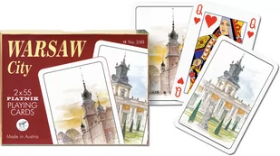 Piatnik, Warszawa, karty, 2 talie - Gry karciane - miniaturka - grafika 1