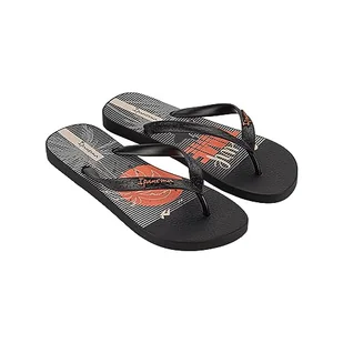 Ipanema Męskie klapki Summer IV AD AD, czarne/pomarańczowe/beżowe, 38 EU, czarny, pomarańczowy, beżowy, 38 EU - Klapki i japonki męskie - miniaturka - grafika 1