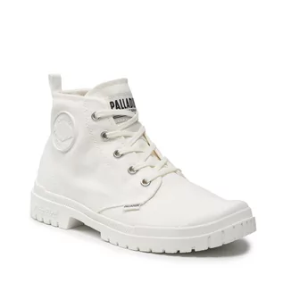 Botki damskie - Palladium Trapery Pampa Sp20 Hi Cvs 76838-116-M Star White - grafika 1