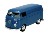 Samochody i pojazdy dla dzieci - WELLY 1963 VW VOLKSWAGEN TRANSPORTER T1 BUS NIEBIESKI 1:34 SAMOCHÓD NOWY METALOWY MODEL - miniaturka - grafika 1