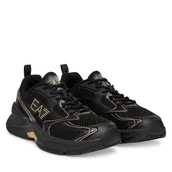 Sneakersy męskie - Sneakersy EA7 Emporio Armani X8X249 XK446 U106 Czarny - miniaturka - grafika 1