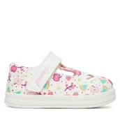 Buty dla dziewczynek - Półbuty Primigi 1355144 M Biały - miniaturka - grafika 1