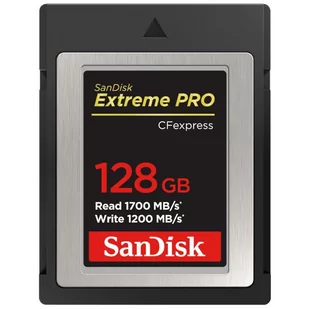 KARTA SANDISK EXTREME PRO CFexpress 128GB (1700/1200 MB/s) - Karty pamięci - miniaturka - grafika 1
