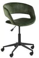 Fotele i krzesła biurowe - D2.Design Fotel biurowy na kółkach Grace VIC fores t green 209570 - miniaturka - grafika 1