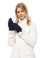 Rękawiczki - Jack Wolfskin HIGHLOFT Knit MittenW rękawiczki damskie, Night Blue, M, niebieski (Night Blue), M - miniaturka - grafika 1
