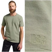 Koszulki męskie - Lee 101 CORE TEE PREMIUM t-shirt mięsista bawełniana koszulka męska logo XL - miniaturka - grafika 1