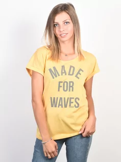 Koszulki dla dziewczynek - Rip Curl VAPOR COOL MADE FOR BEESWAX t-shirt damski - S - grafika 1