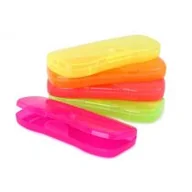 Piórniki - Panta Plast Piórnik przezroczysty na akcesoria szkolne - miniaturka - grafika 1