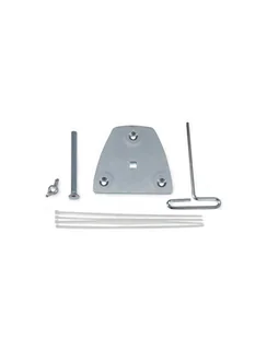 ERGOTRON Uchwyt na biurko KIT LX DUAL ARM GROMMET MOUNT ACCESSORY 98-035 - Uchwyty do monitorów - miniaturka - grafika 1