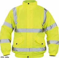 Odzież robocza - CERVA CLOTON HV - pikowana kurtka zimowa, odblaskowe taśmy, rozm. S-3XL, - żółty 3XL - miniaturka - grafika 1