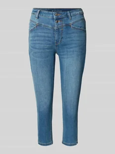 Spodnie capri o kroju slim fit z mieszanki bawełny model ‘KATE’ - Spodenki damskie - miniaturka - grafika 1