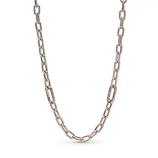 CM Pandora Pandora ME Link Chain łańcuszek na szyję 50 z 14-karatowym różowym złotem stop metalu, kompatybilny z bransoletkami Pandora ME, wysokość: 6 mm, 389685C00-50 - Koszulki i topy damskie - miniaturka - grafika 1