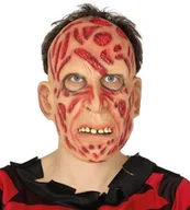Dodatki do strojów karnawałowych - MASKA LATEKSOWA PORANIONA TWARZ - miniaturka - grafika 1