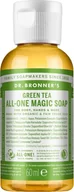 Mydła - Dr. Bronner's, Mydło Kastylijskie W Płynie 18w1, Zielona Herbata, 60 Ml - miniaturka - grafika 1