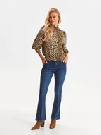 Bluzki damskie - Bluzka damska bluzka długi rękaw czarna - SBD1393CA luźna, z długim rękawem - TOP SECRET - Odzieżowy sklep internetowy TOP SECRET - miniaturka - grafika 1