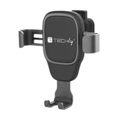 Uchwyty samochodowe do telefonów - Techly Uchwyt Grawitacyjny do Telefonu Kratka Deska - miniaturka - grafika 1