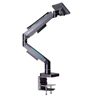 Thermaltake Single RGB Gaming Monitor Arm, monitor mount black, for monitors 17'' - 49'' GEA-MSR-SMSBLK-01 - Akcesoria do monitorów - miniaturka - grafika 1