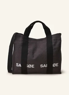 Samsøe  Samsøe Torba Shopper Salucas Large schwarz - Torebki damskie - miniaturka - grafika 1