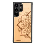 Etui i futerały do telefonów - Drewniane Etui Bewood Samsung Galaxy S23 Ultra MANDALA JABŁOŃ - miniaturka - grafika 1