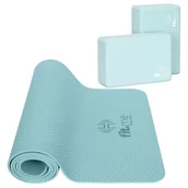 Maty do jogi - Zestaw mata do jogi i 2 kostki do jogi FIT.ME - miniaturka - grafika 1