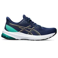 Buty sportowe damskie - Damskie Buty do biegania ASICS GT-1000 12 1012B450-404 – Granatowy - miniaturka - grafika 1