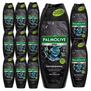 Palmolive Men żel pod prysznic męski 3w1 12x500ml - Żele pod prysznic dla mężczyzn - miniaturka - grafika 1