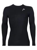 Bielizna sportowa męska - HEAD Podkoszulek termiczny w kolorze czarnym - miniaturka - grafika 1