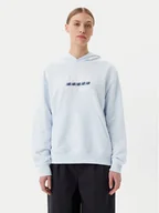 Bluzy damskie - New Balance Bluza Sport Graphic WT51519 Niebieski Relaxed Fit - miniaturka - grafika 1