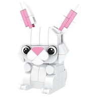 Klocki - Klocki Konstrukcyjne Królik Świat Zwierząt Figurka Animals Kreatywne 131 El - miniaturka - grafika 1