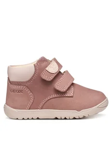 Geox Sneakersy B Macchia B164PC 03222 C8F8W Różowy - Buty dla dziewczynek - miniaturka - grafika 1