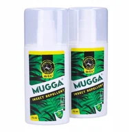 Problemy skórne - Mugga, Spray na komary i kleszcze Deet 2x 9,5%, 75 ml - miniaturka - grafika 1