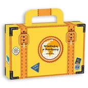 Zestawy upominkowe - Gotowy zestaw prezentowy „Walizka z herbatą w podróży“ herbaty smakowe zaparzacz cukier trzcinowy x14 prezent upominek na 40 50 urodziny dla faceta - miniaturka - grafika 1