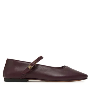 Baleriny Tommy Hilfiger SmooMaryjane FW0FW09152 Bordowy - Baleriny - miniaturka - grafika 1
