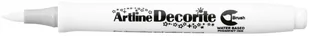 Artline SHACHIHATA Marker permanentny z końcówką pędzelkową Decorite BRUSH AR-035 BIAŁY 9570 - Markery permanentne - miniaturka - grafika 1