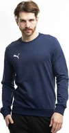 Bluzy męskie - Puma Bluza męska Puma Team Goal Casuals Crew Neck Sweat granatowa 658592 06 M - miniaturka - grafika 1