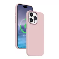 Pozostałe akcesoria do telefonów - Crong Color Cover LUX Magnetic - Etui iPhone 15 Pro MagSafe (różowy) - miniaturka - grafika 1