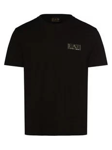 EA7 Emporio Armani - T-shirt męski, czarny - Koszulki męskie - miniaturka - grafika 1