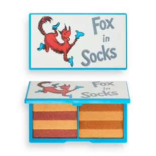 Makeup Revolution, I Heart Revolution x Dr.Seuss, Paleta do konturowania Fox in Socks 1szt - Bronzery i konturowanie twarzy - miniaturka - grafika 1