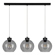 Lampy sufitowe - Britop Skandynawska LAMPA wisząca LAGUNA 18610304 loftowa OPRAWA szklane kule zwis przydymiony czarna - miniaturka - grafika 1