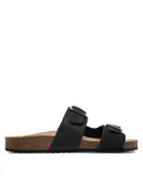 Klapki i japonki damskie - Geox Klapki D Brionia D35LSL 00032 C9999 Czarny - miniaturka - grafika 1