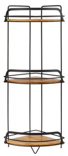 Półka łazienkowa BAMBOO, narożna, 3 poziomowa - Półki łazienkowe - miniaturka - grafika 1