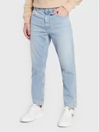 Spodnie męskie - Calvin Klein Jeans Jeansy J30J322728 Niebieski Regular Fit - miniaturka - grafika 1